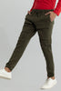 Combat Olive Soft Denim Cargo Pant