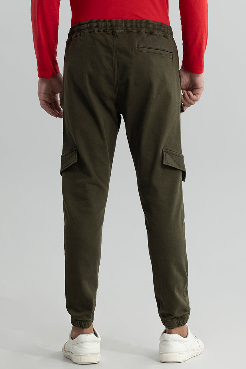 Combat Olive Soft Denim Cargo Pant