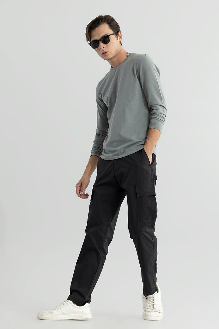 Sauvie Black Cargo Pant