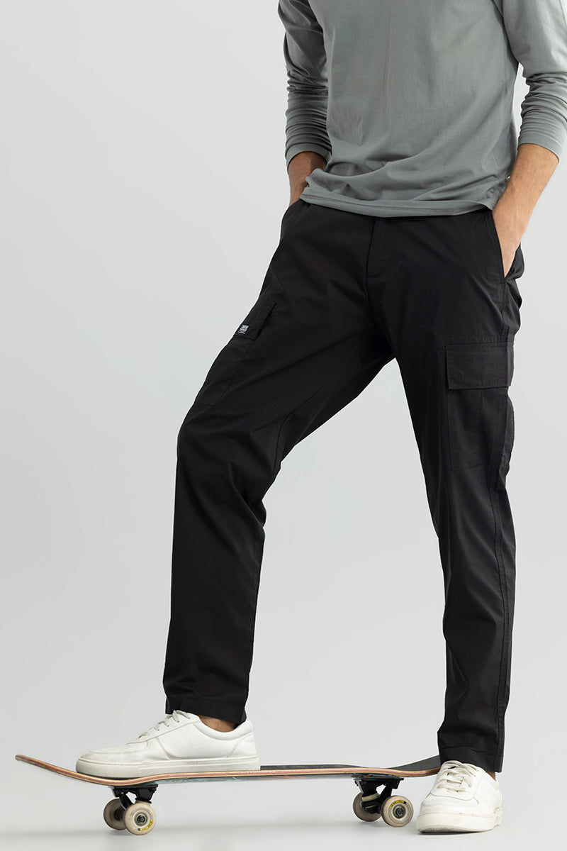 Sauvie Black Cargo Pant