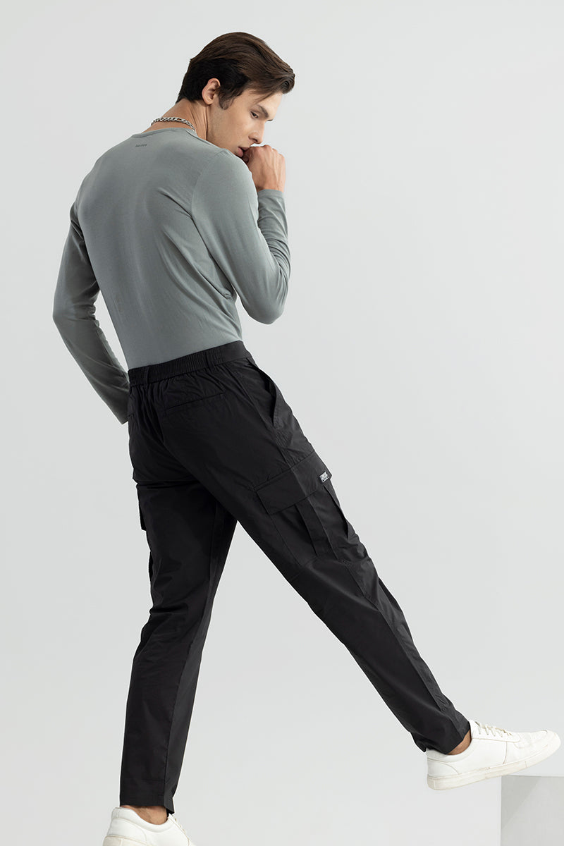 Sauvie Black Cargo Pant