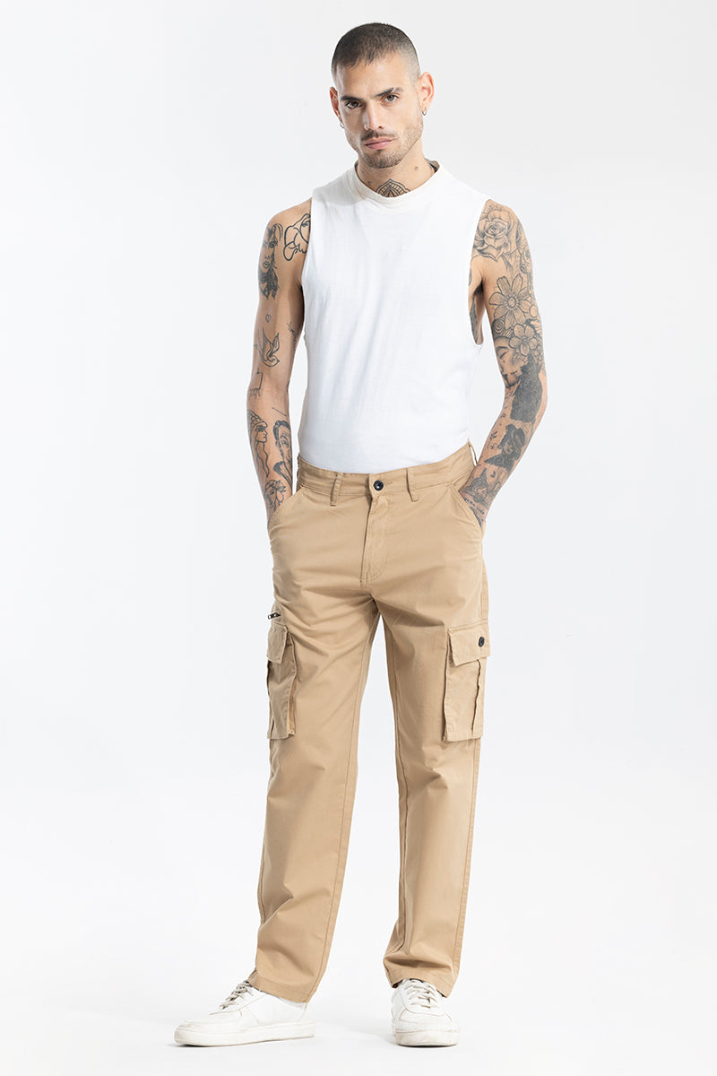 Stunner Khaki Cargo Pant