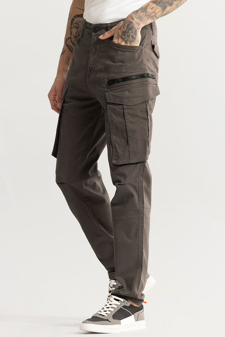 Kyubic Grey Cargo Pant