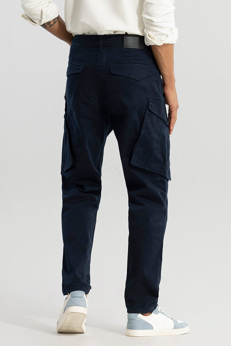 Kyubic Navy Cargo Pant