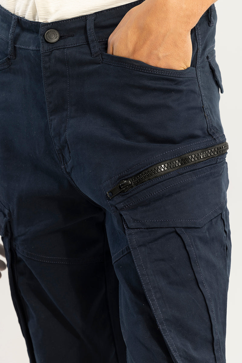 Kyubic Navy Cargo Pant