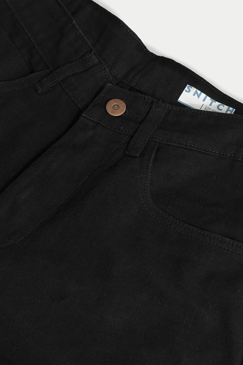 Vogue Black Utility Baggy Fit Jeans