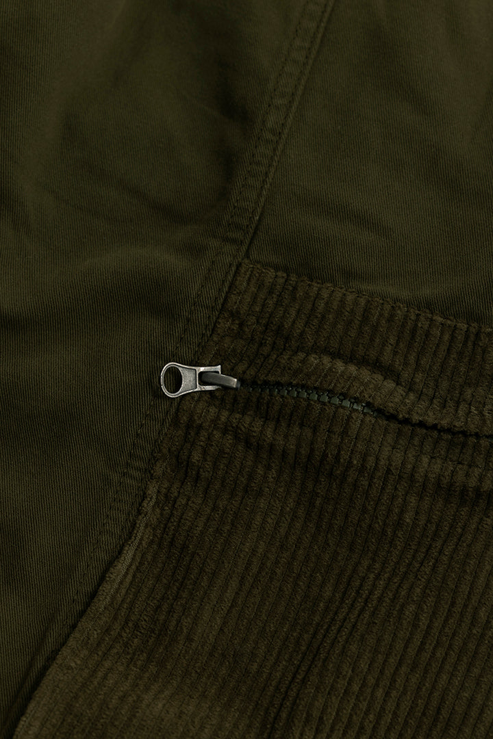 Korean Style Olive Cargo Pant