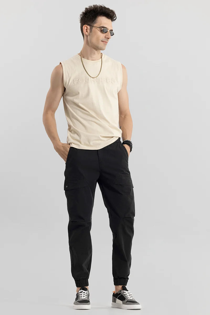 Streetcargo Black Cargo Pant