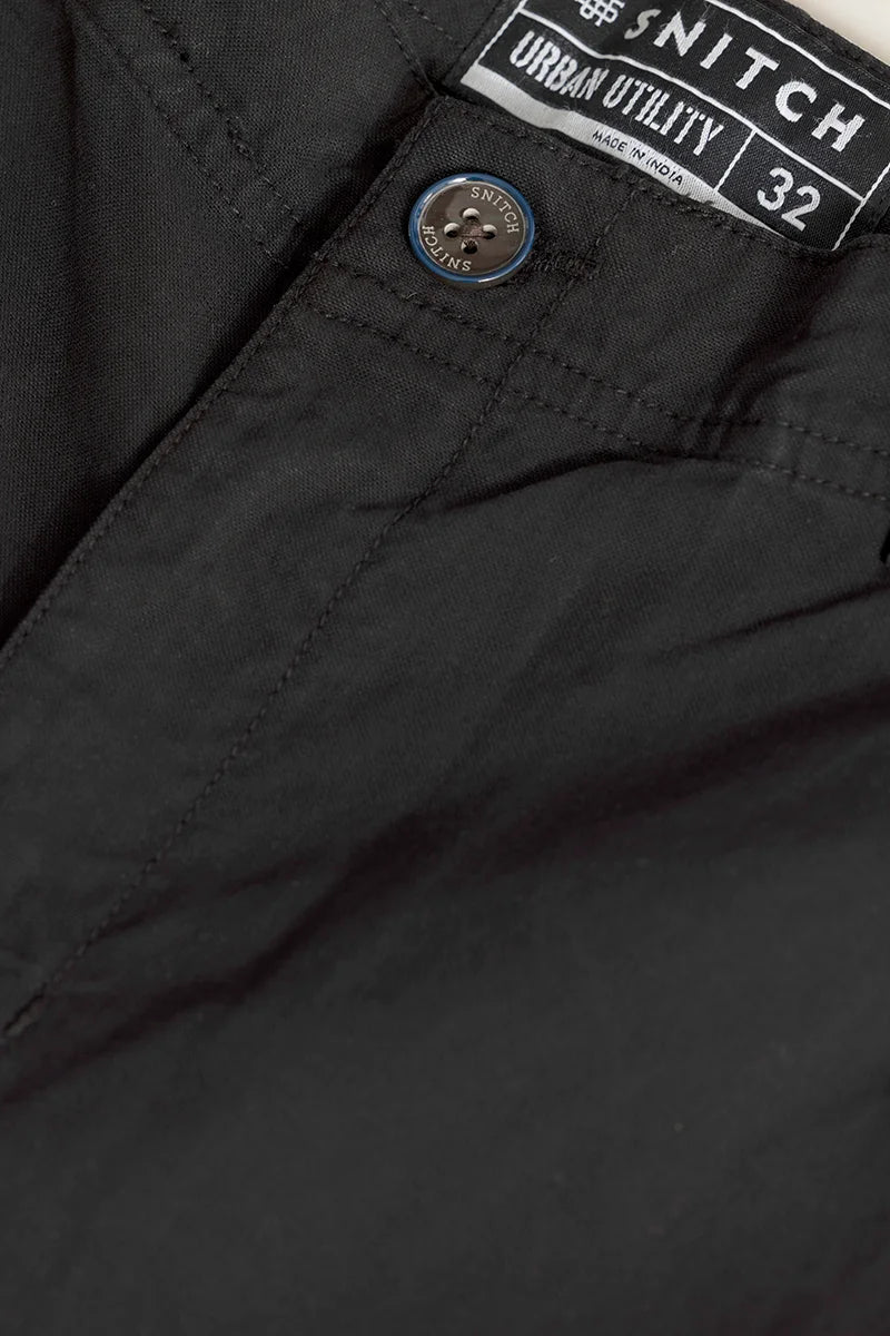 Streetcargo Black Cargo Pant