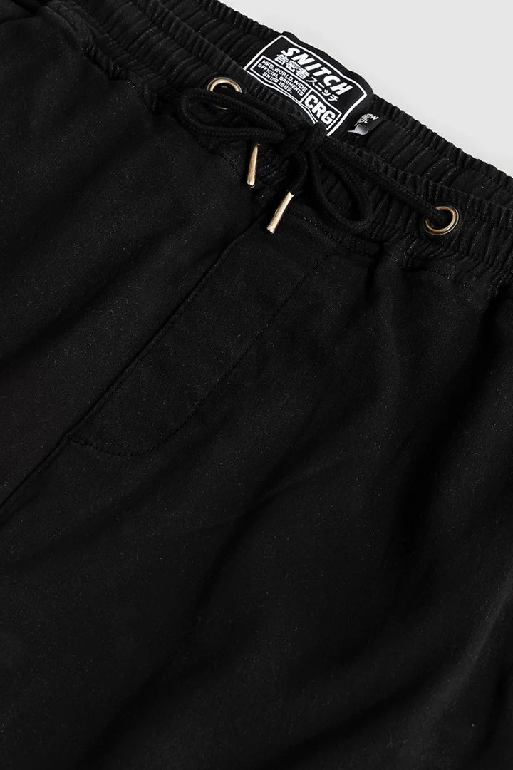 Dagon Black Cargo Pant