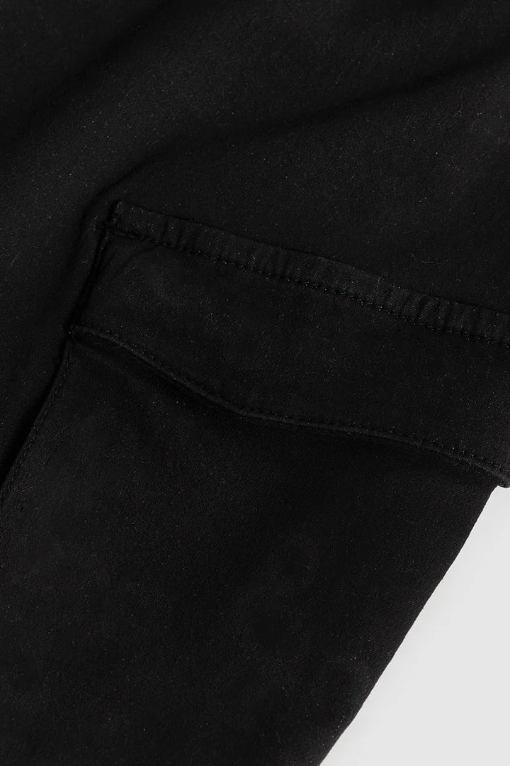 Dagon Black Cargo Pant