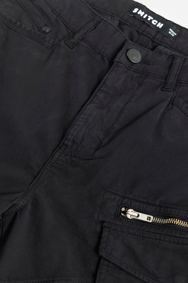 Outlander Black Cargo Pant