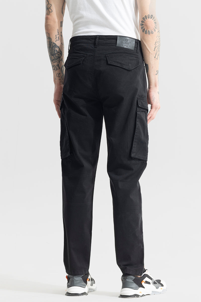 Outlander Black Cargo Pant