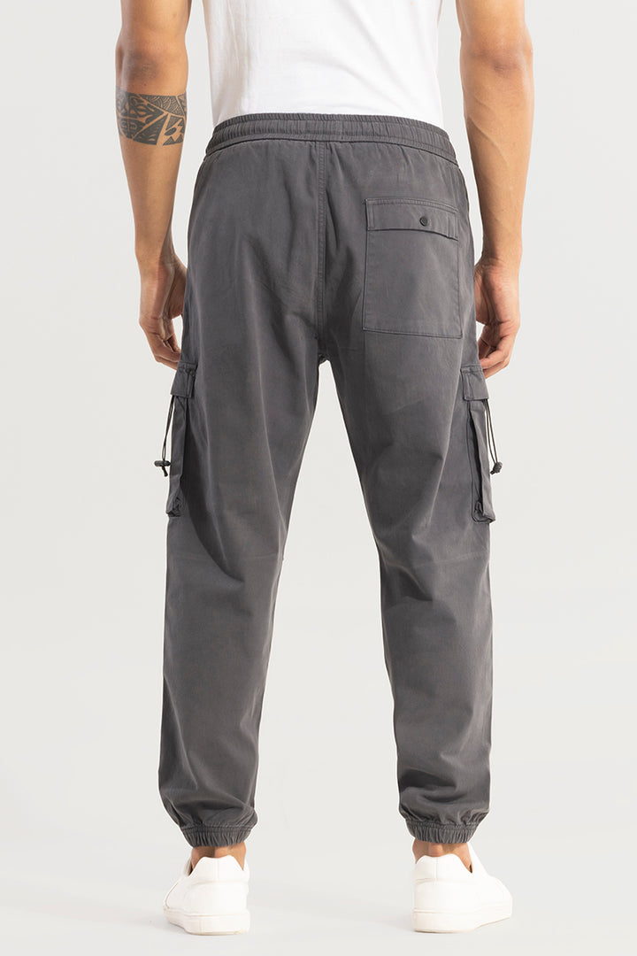 Hexa-Pocket Grey Cargo Pant