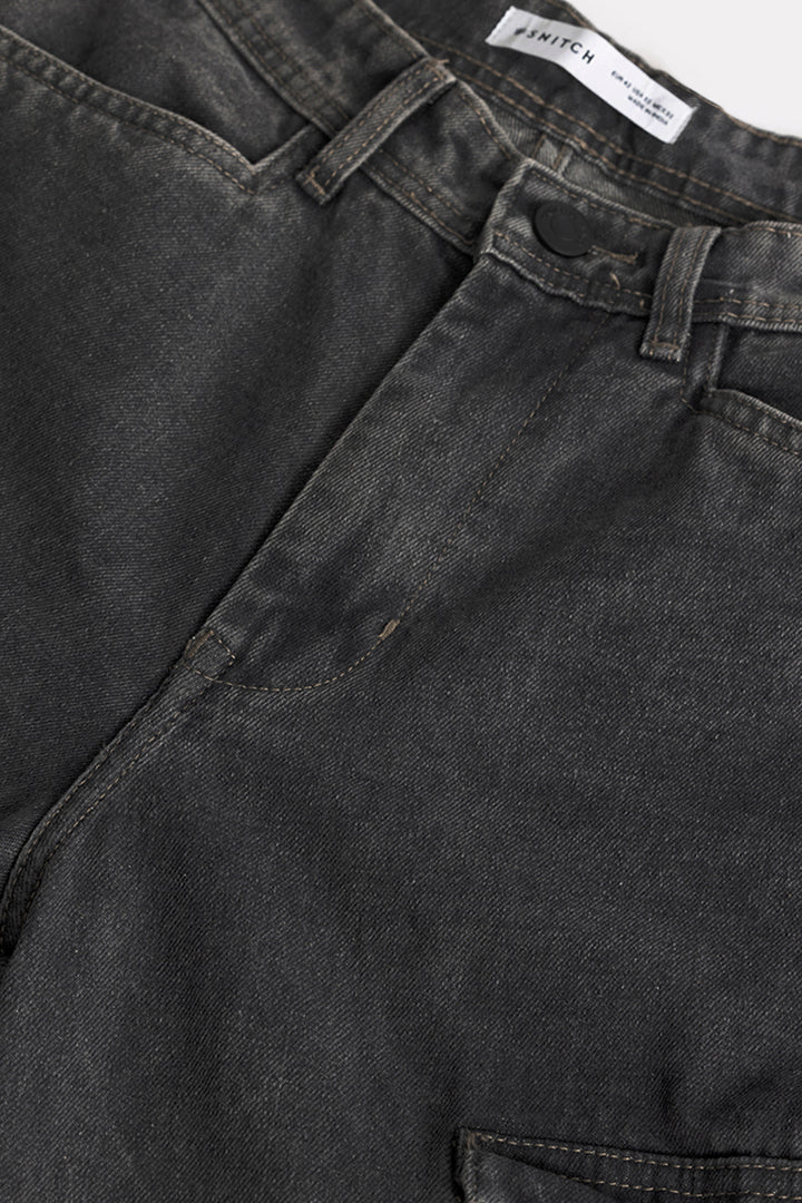 Celestial Charcoal Grey Clean Look Jeans