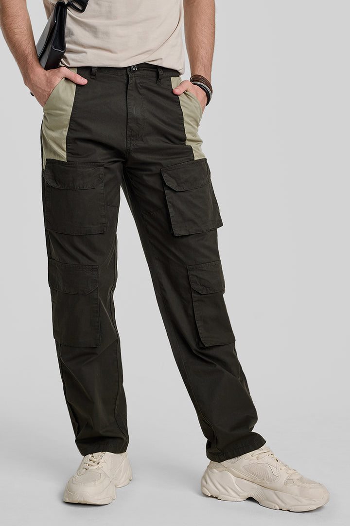 Olive Patch Pocket Cargo Pants