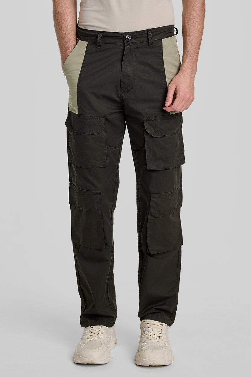 Olive Patch Pocket Cargo Pants