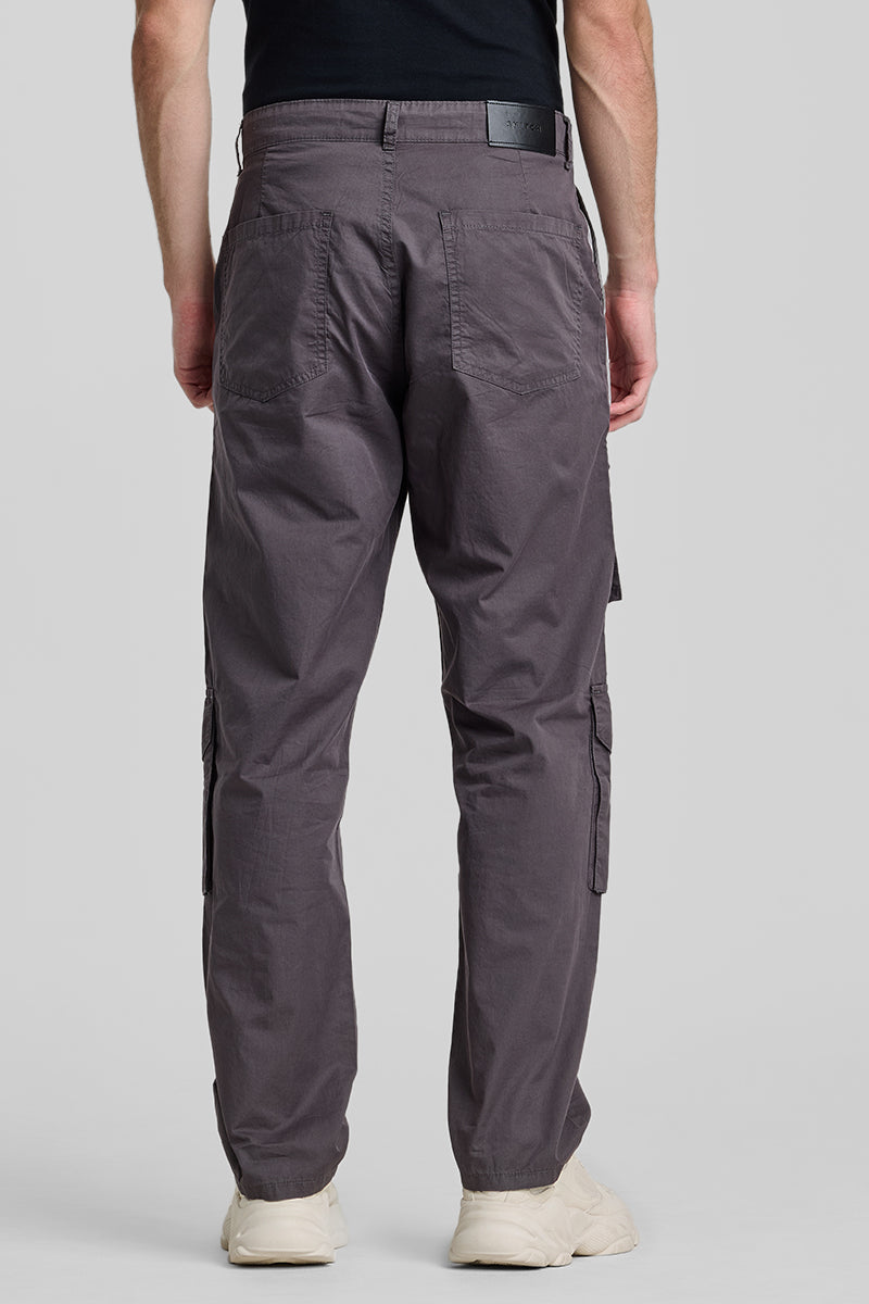 Brown Patch Pocket Cargo Pants