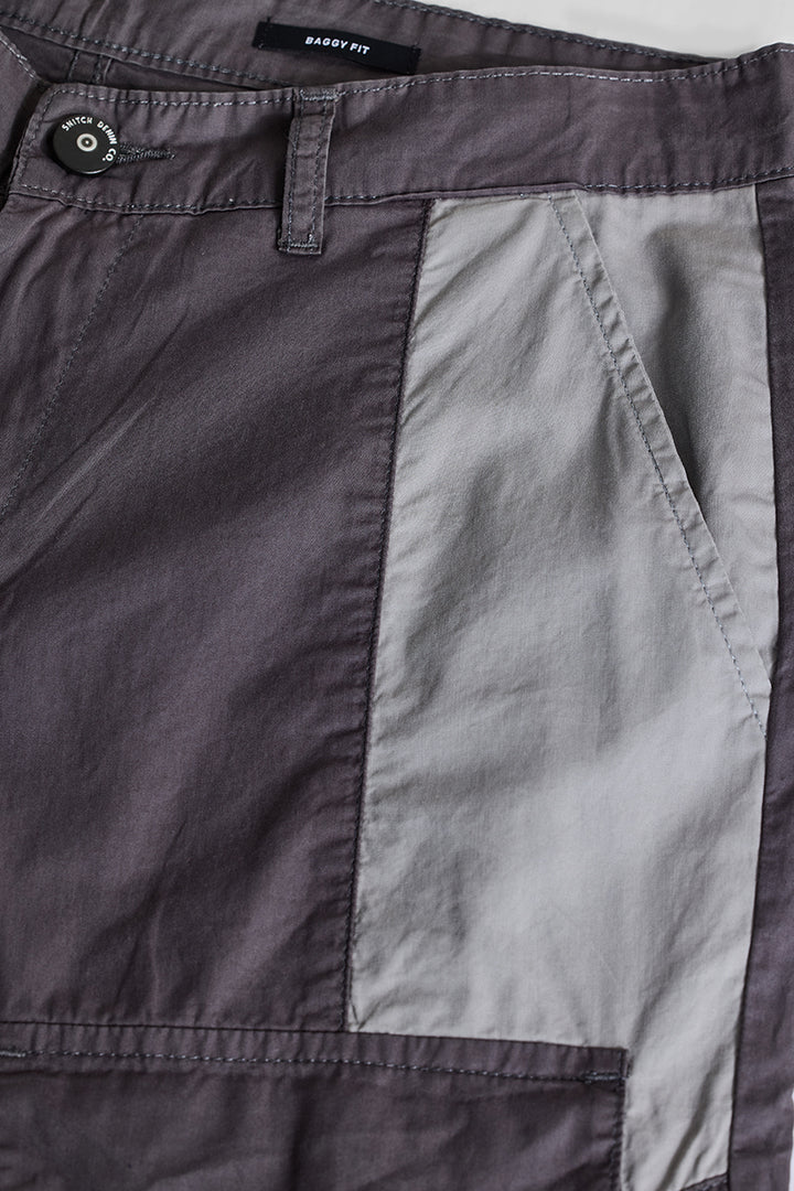 Brown Patch Pocket Cargo Pants