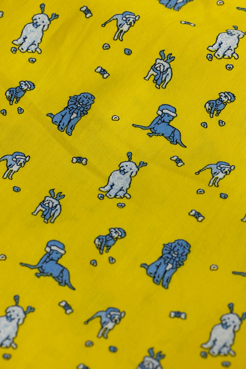 Puppy Print yellow Pyjama