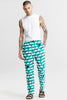 Sheep Print Aqua Green Pyjama