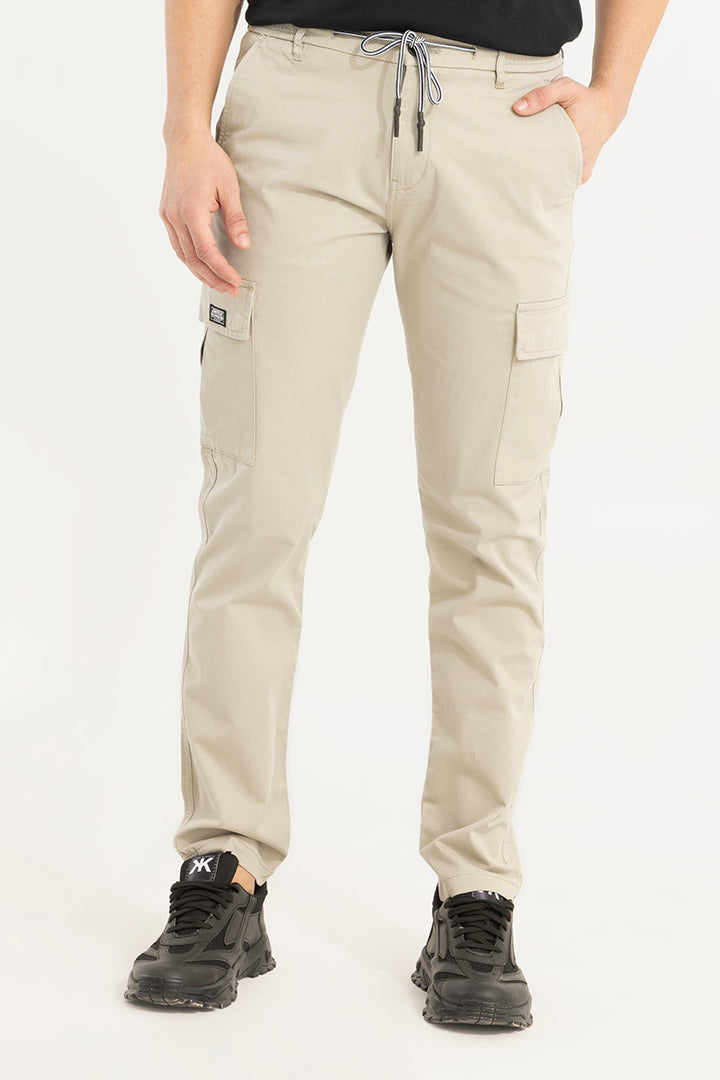 Stark Pastel Ivory Cargo Pant