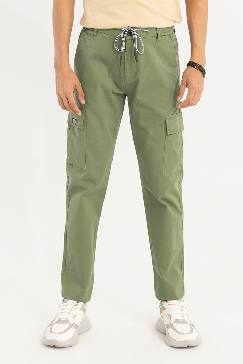 Buy Men's Stark Pastel Green Pant Online | SNITCH