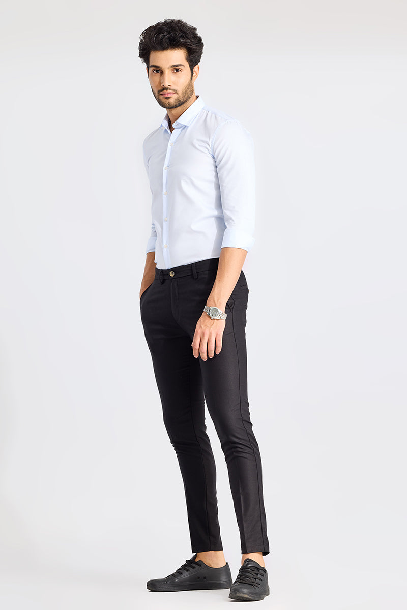 Poineer Glossy Black Trouser