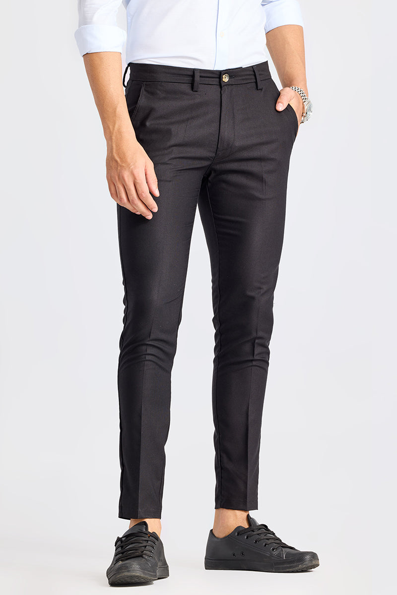 Poineer Glossy Black Trouser