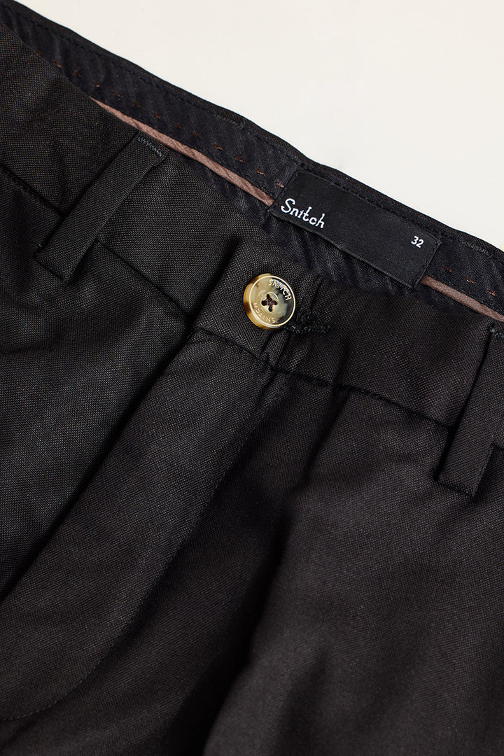 Poineer Glossy Black Trouser