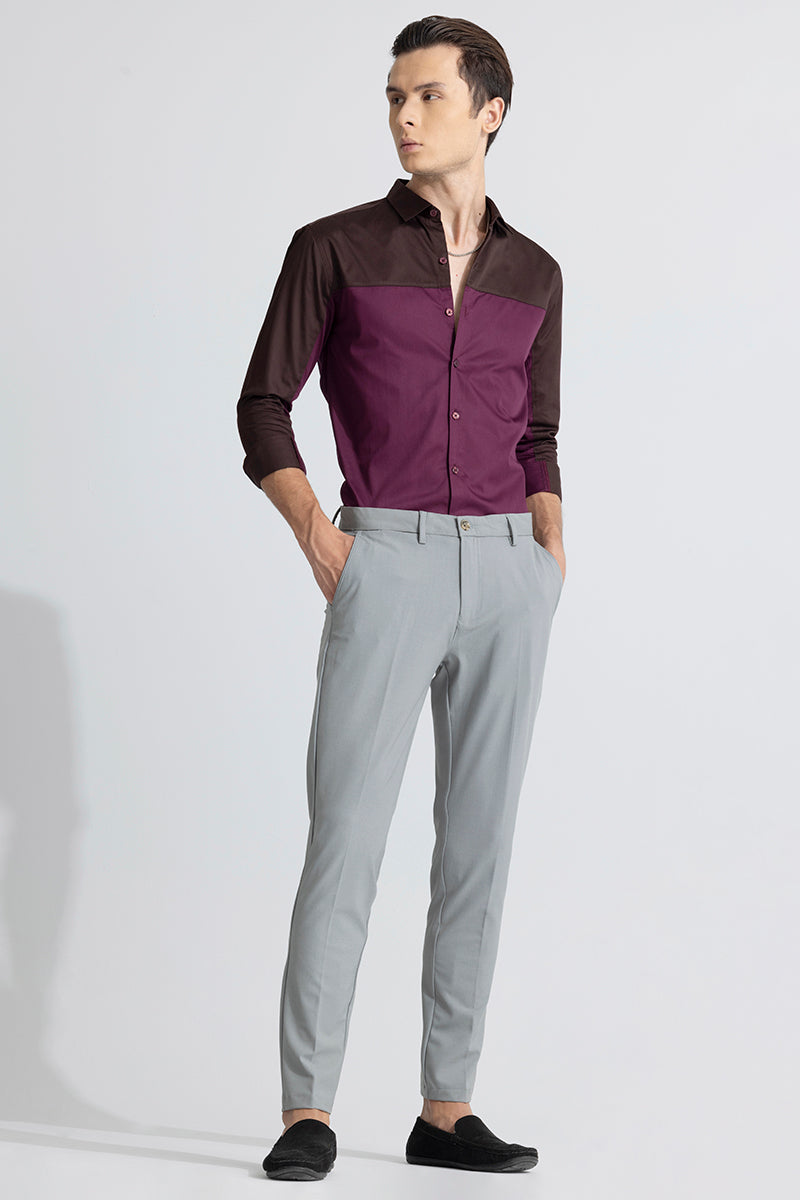 Poise Stone Grey Trousers