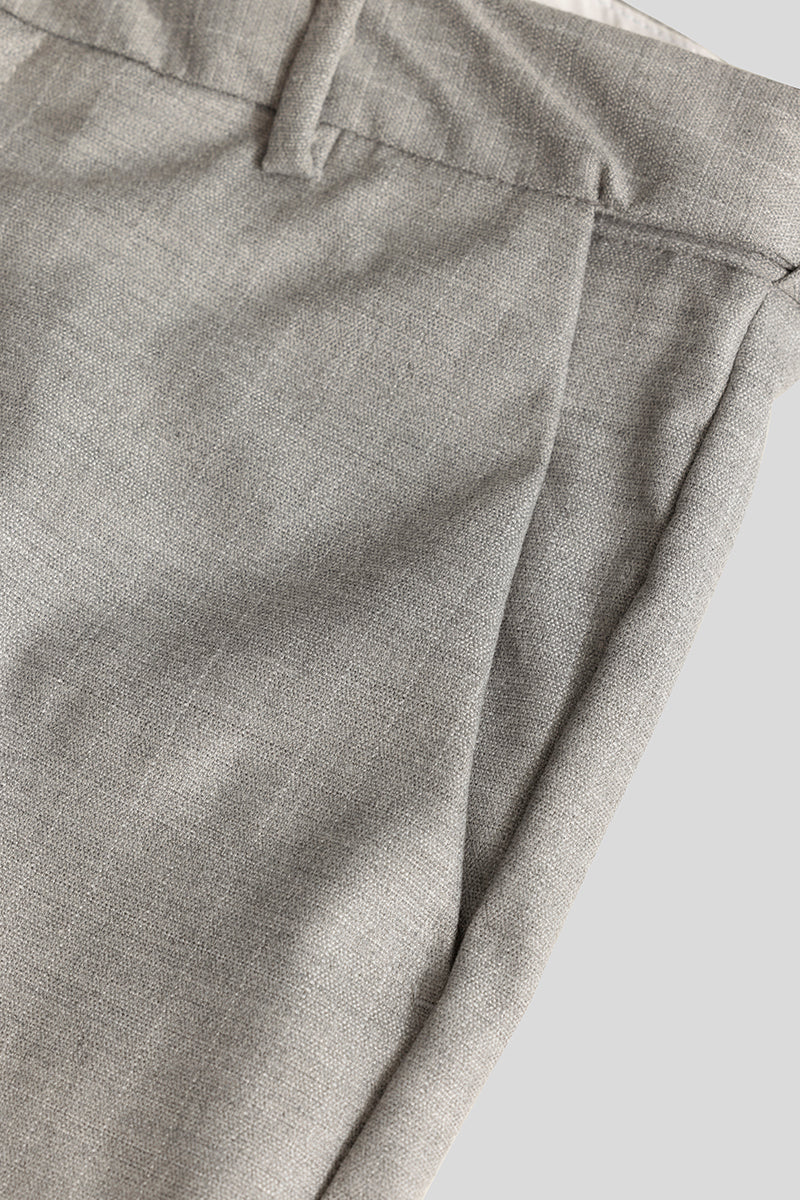 Rigor Grey Formal Trousers