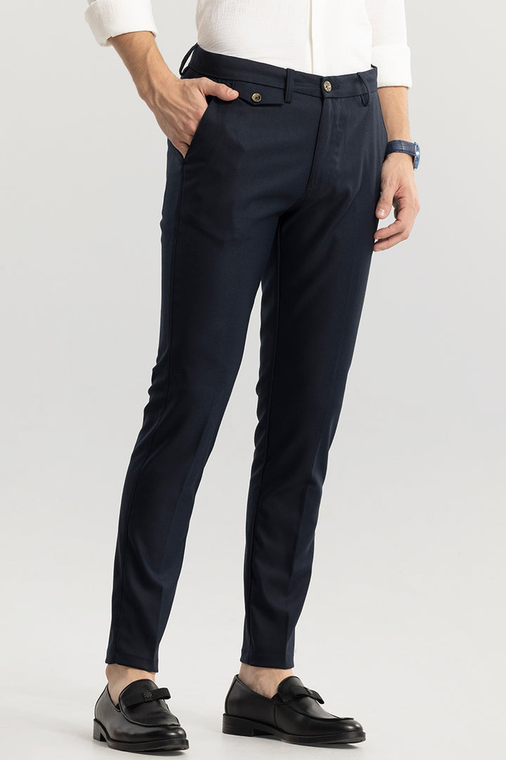 Joaquin Navy Trouser