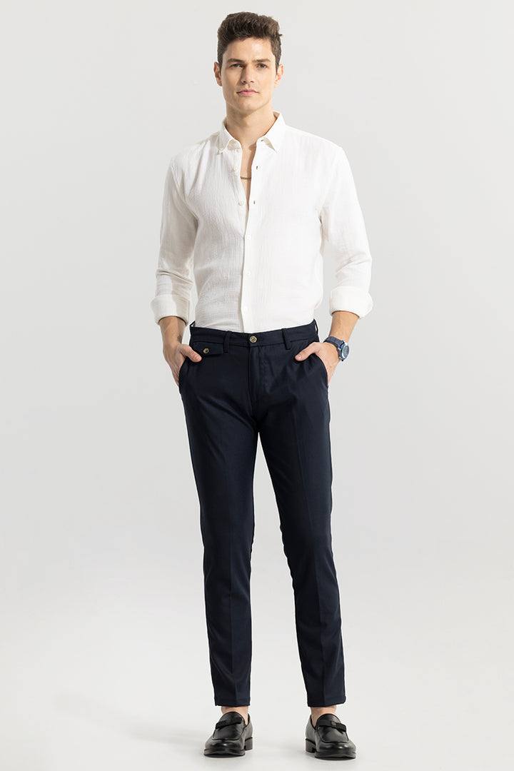 Joaquin Navy Trouser