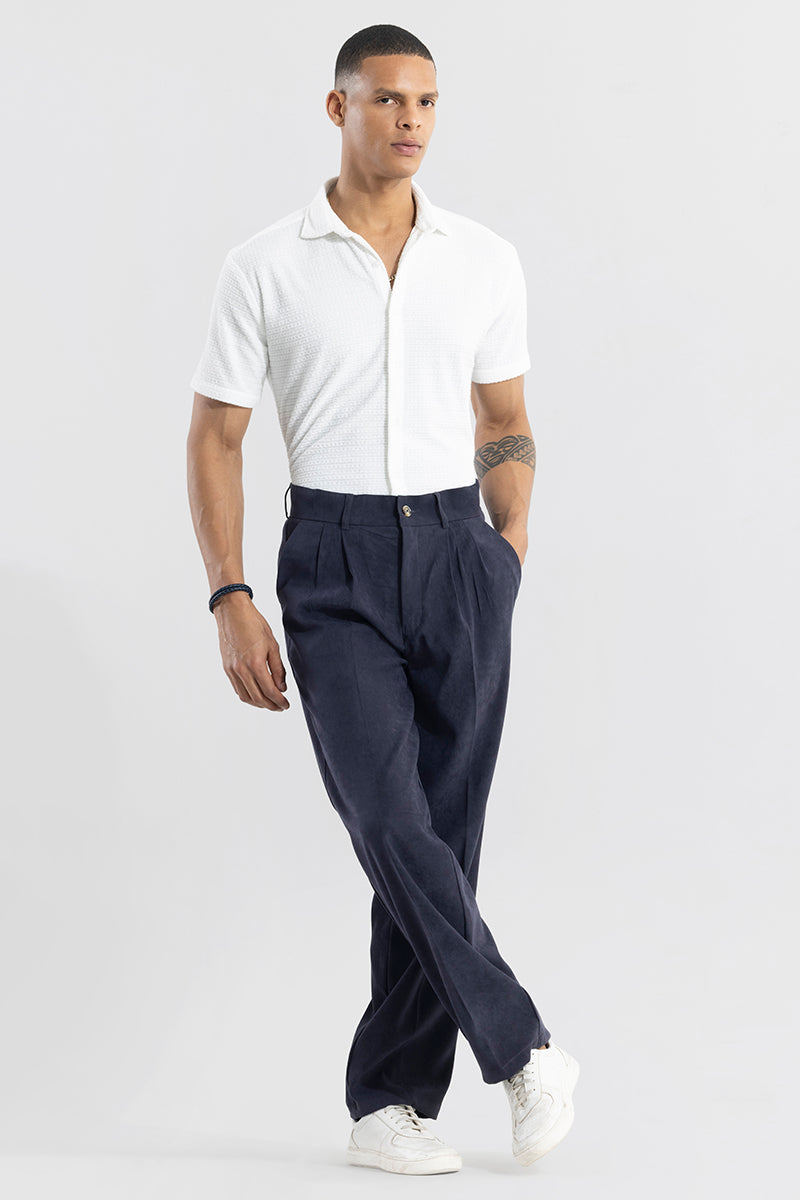 Velice Navy Korean Pant