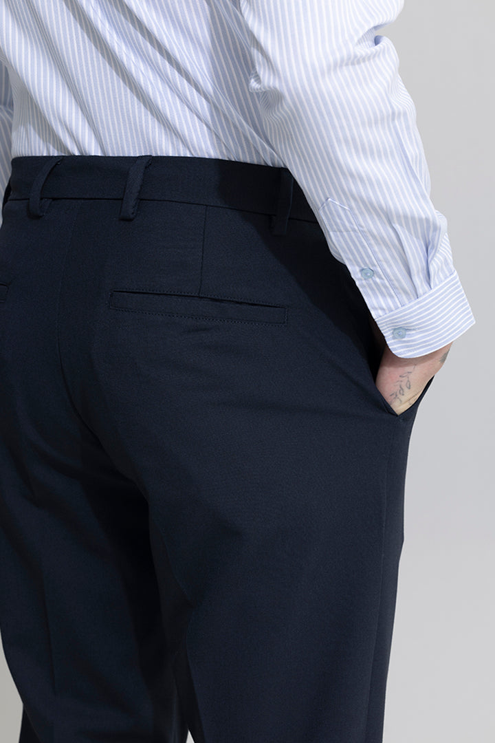 Flexy Navy Trouser