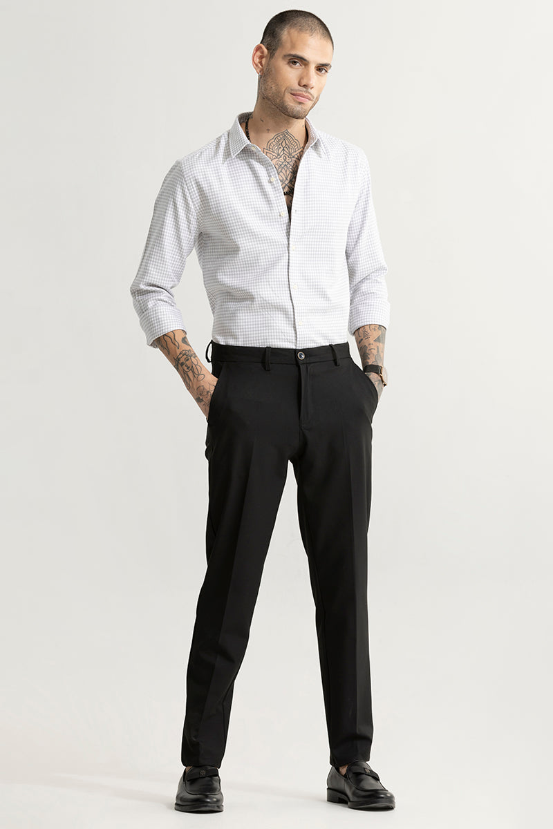 Flexy Black Trouser