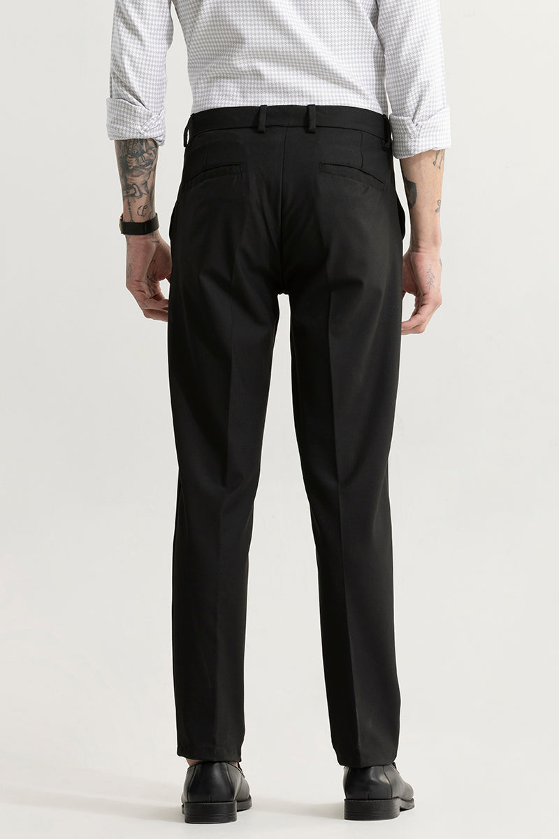 Flexy Black Trouser