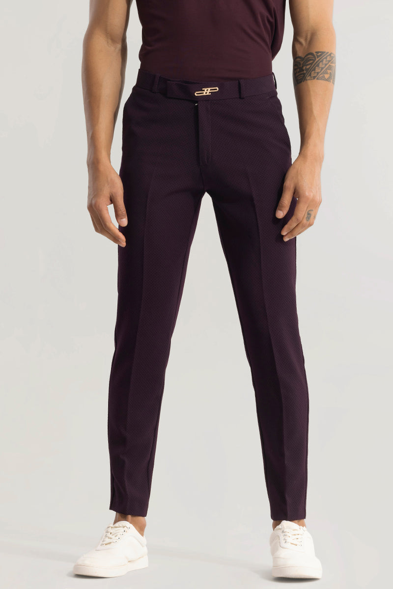 Buy Maroon Trousers & Pants for Men by Colorplus Online | Ajio.com