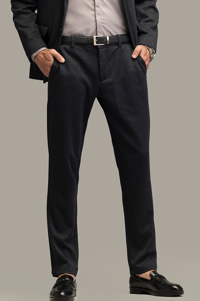 Elite Elegance Anchor Grey Trouser