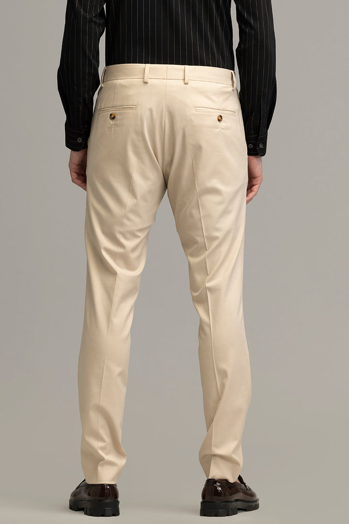 Ethereal Essence Beige Trouser