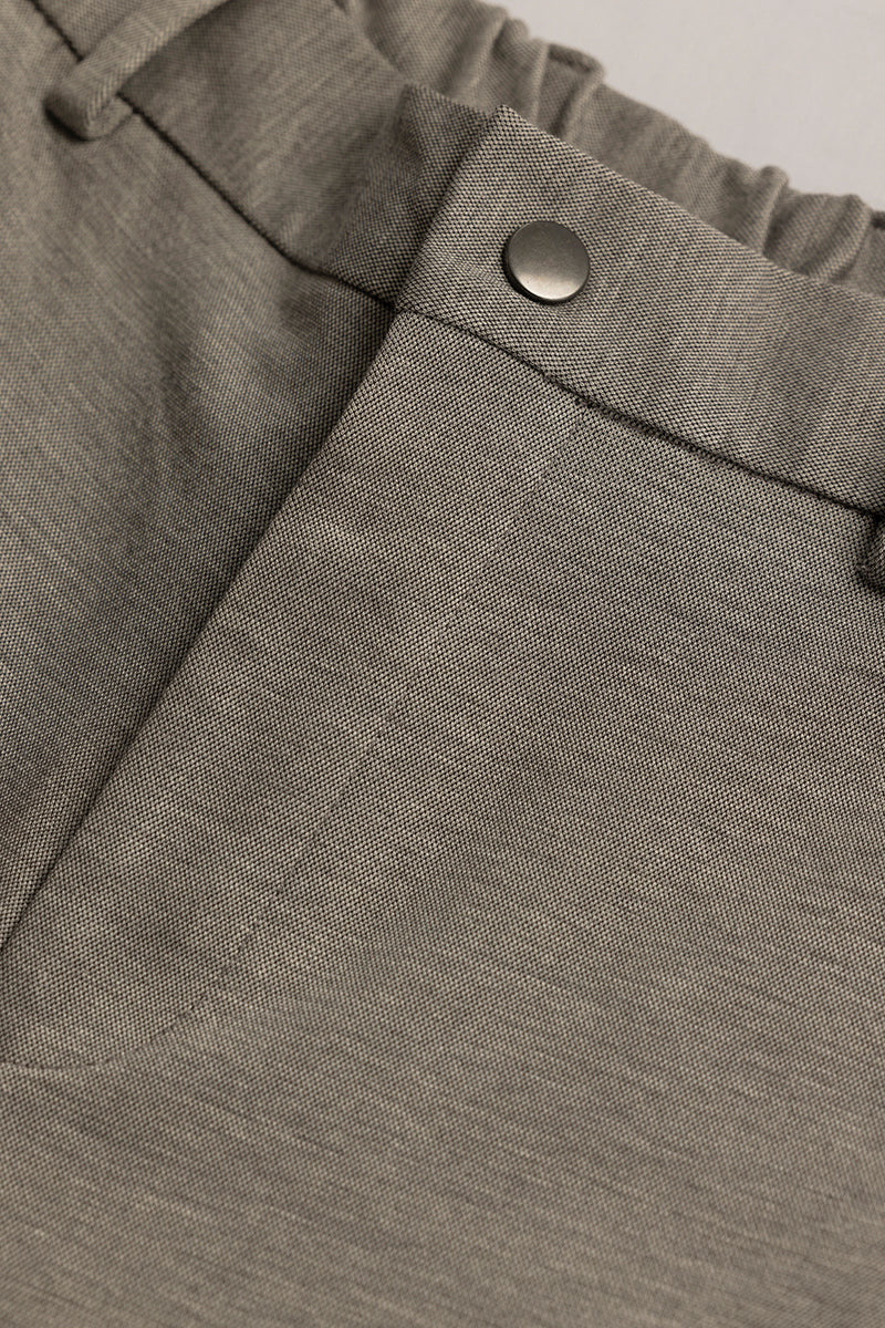 Formal Elegance Light Grey Trousers