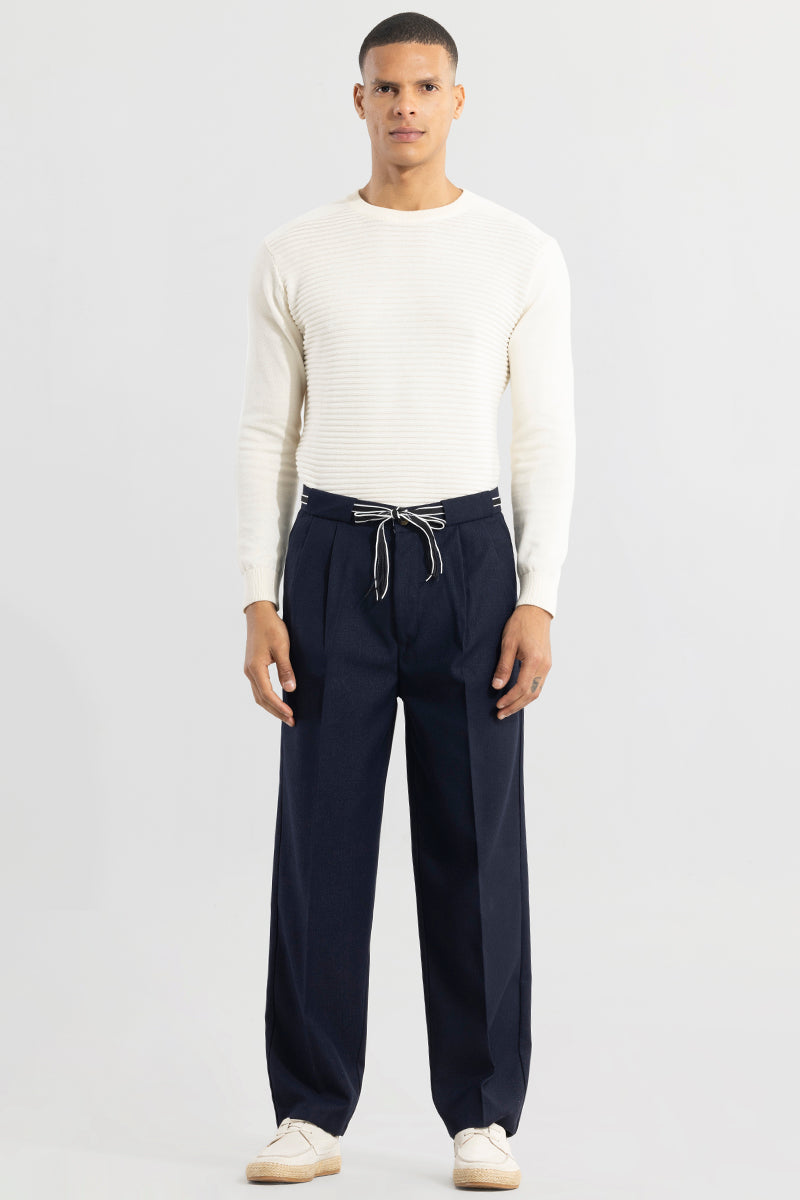 Haneul Navy Korean Pant