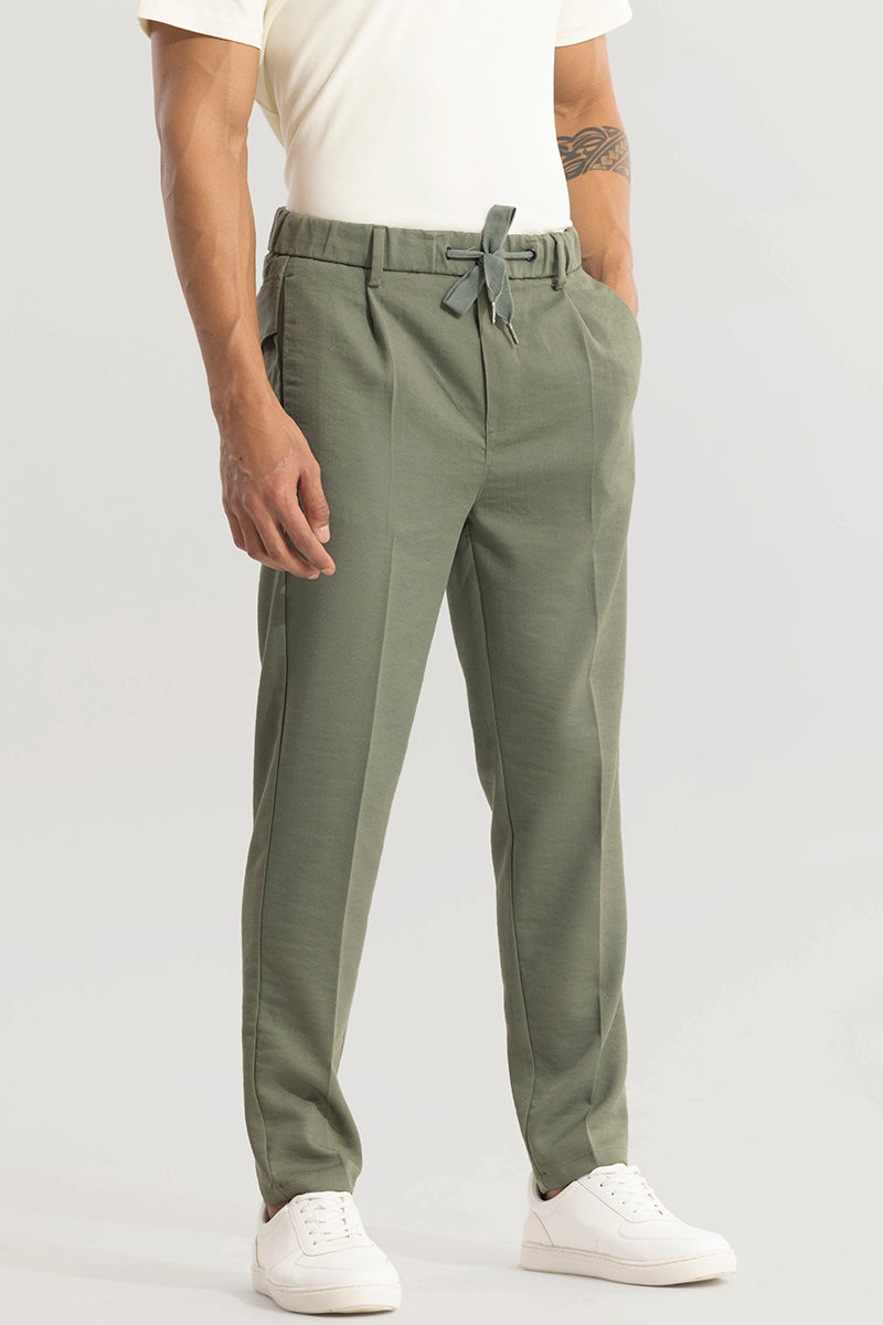 Soft Stride Green Trouser