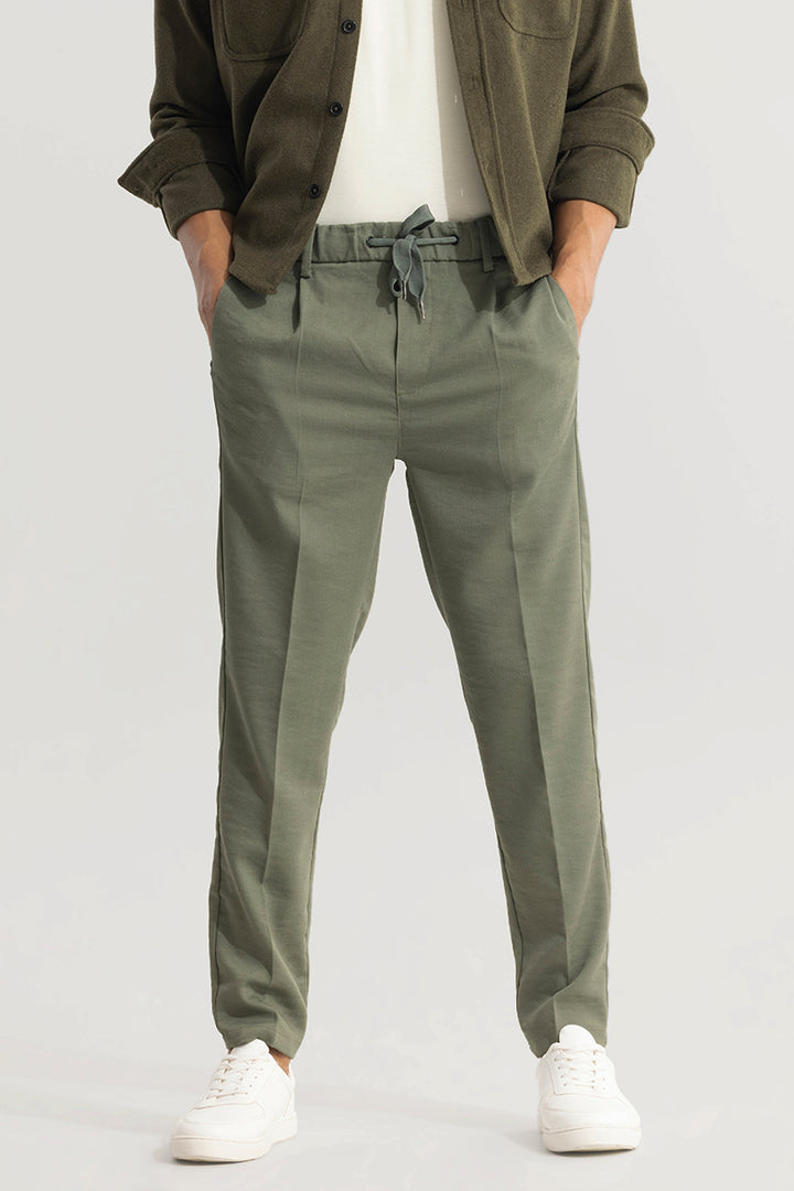 Soft Stride Green Trouser