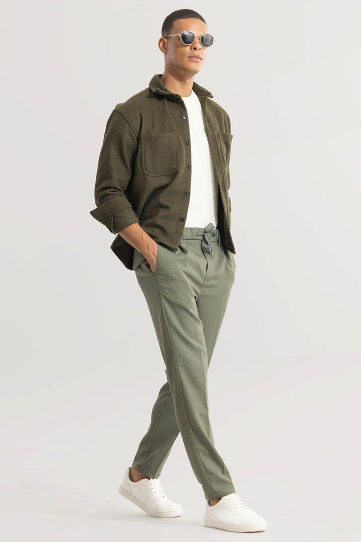 Soft Stride Green Trouser