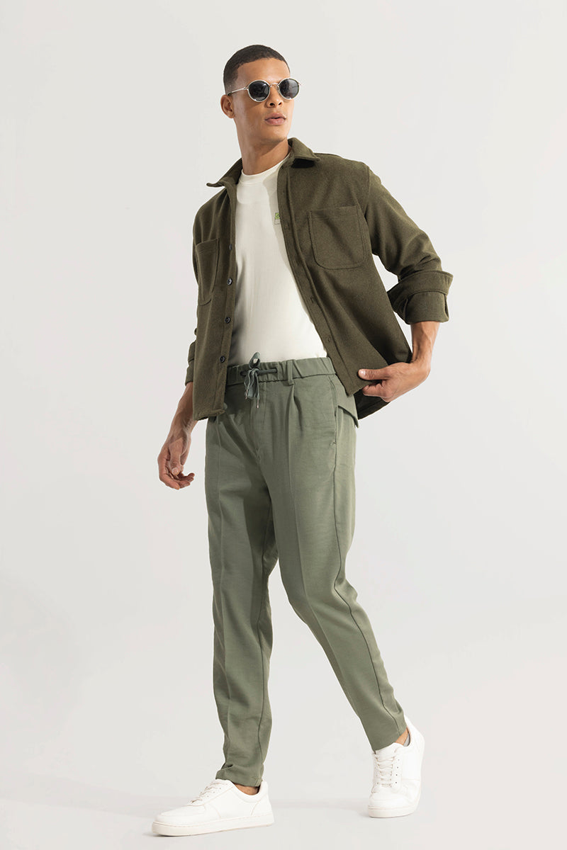 Soft Stride Green Trouser