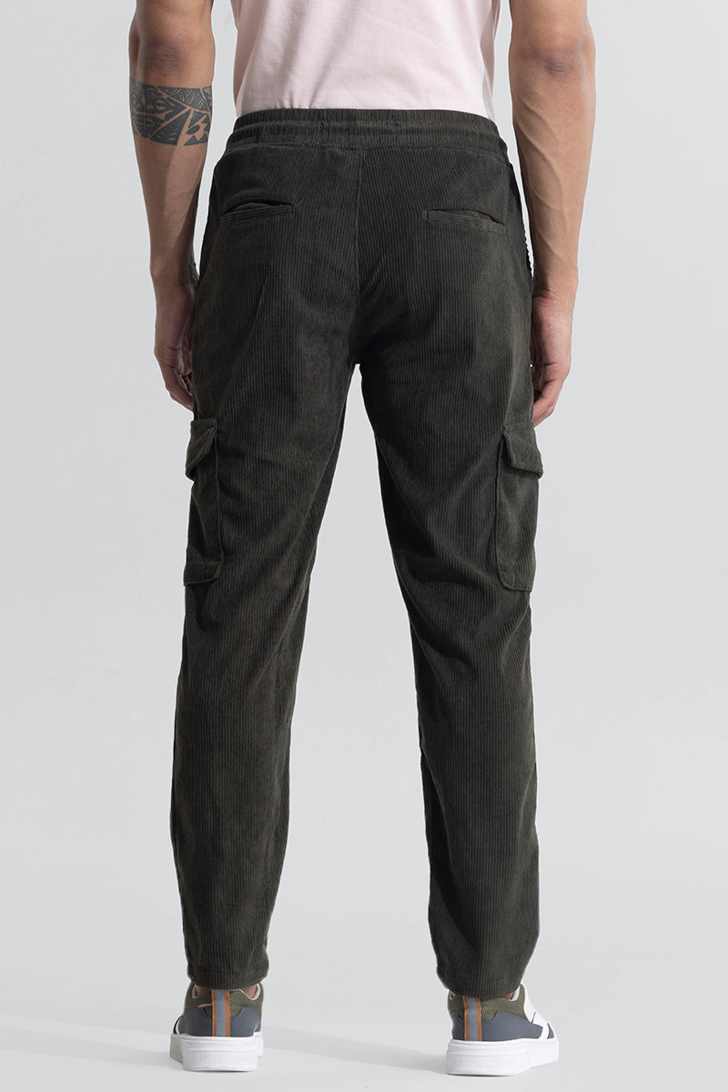 Cullin Olive Corduroy Cargo Pant