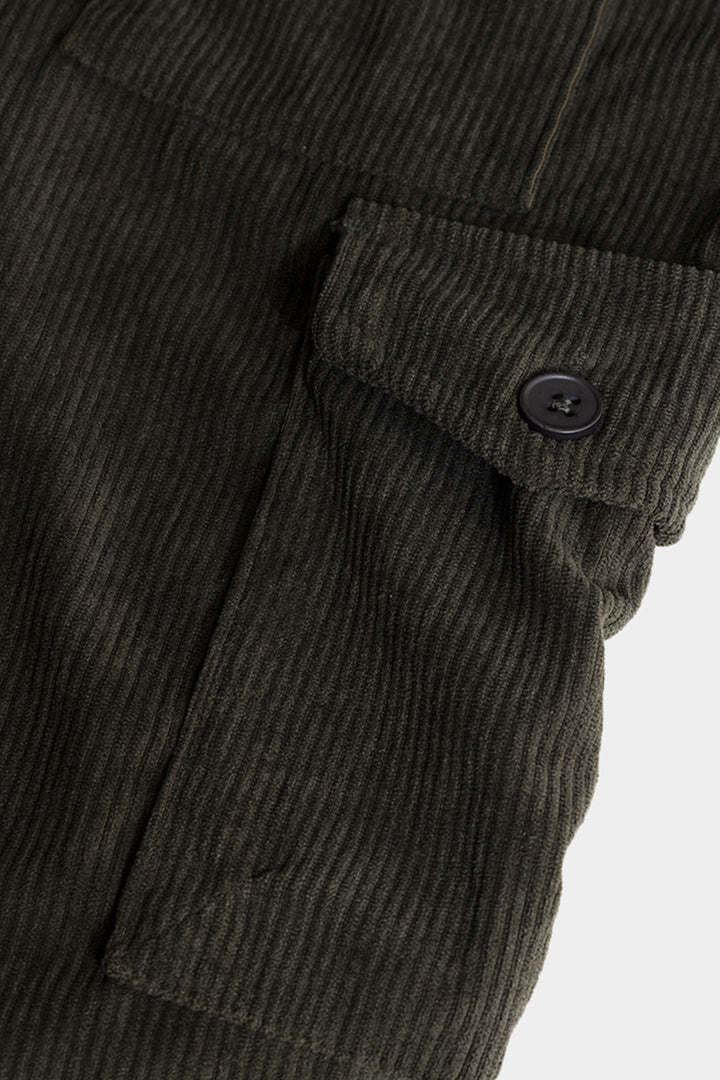 Cullin Olive Corduroy Cargo Pant