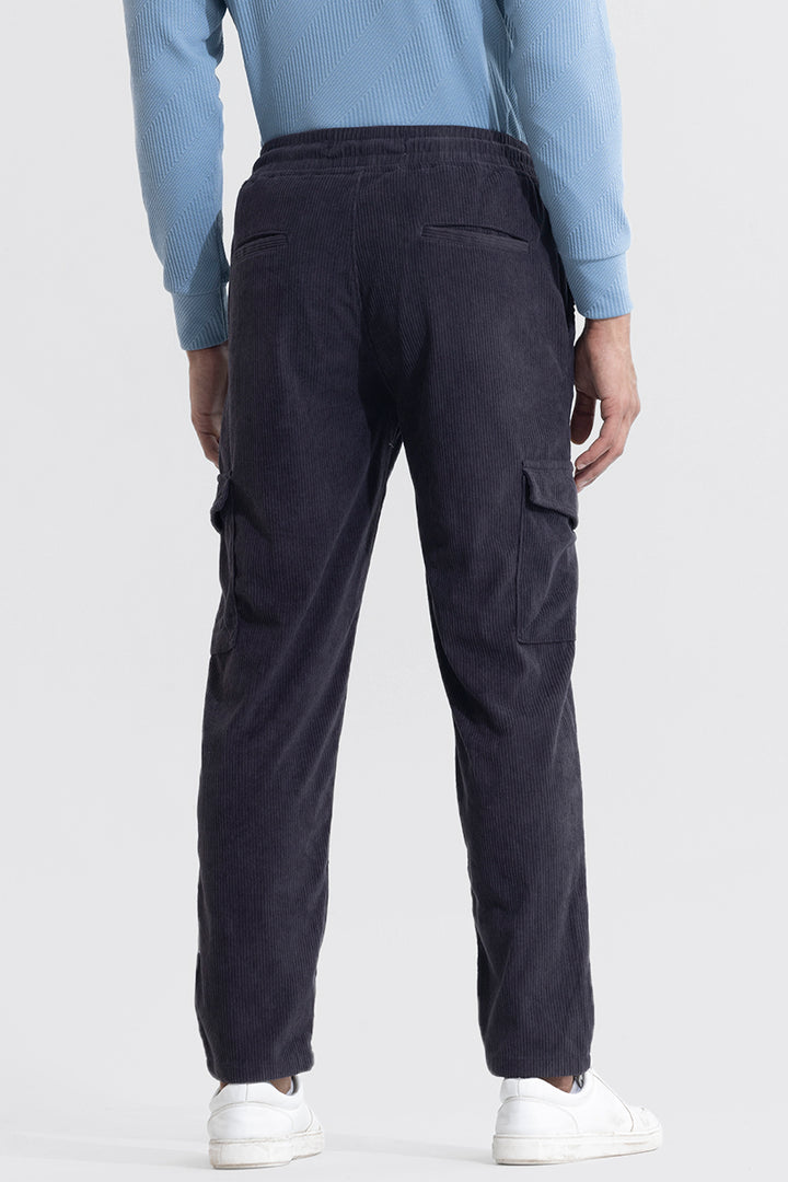 Cullin Dark Navy Corduroy Cargo Pant